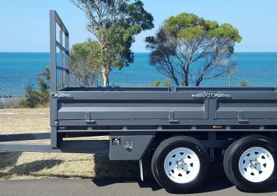 Flat top trailer manufactured in Queensland